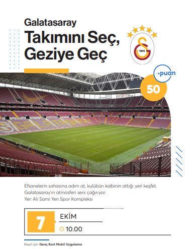 Galatasaray Takımını Seç, Geziye Geç