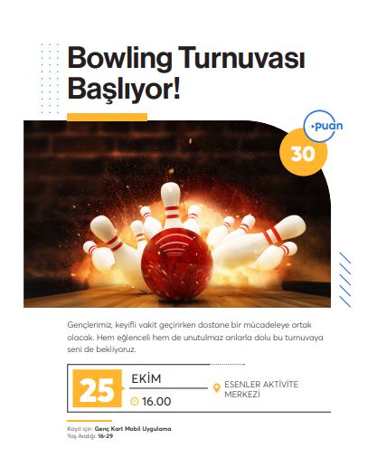 Bowling Turnuvası Başlıyor!
