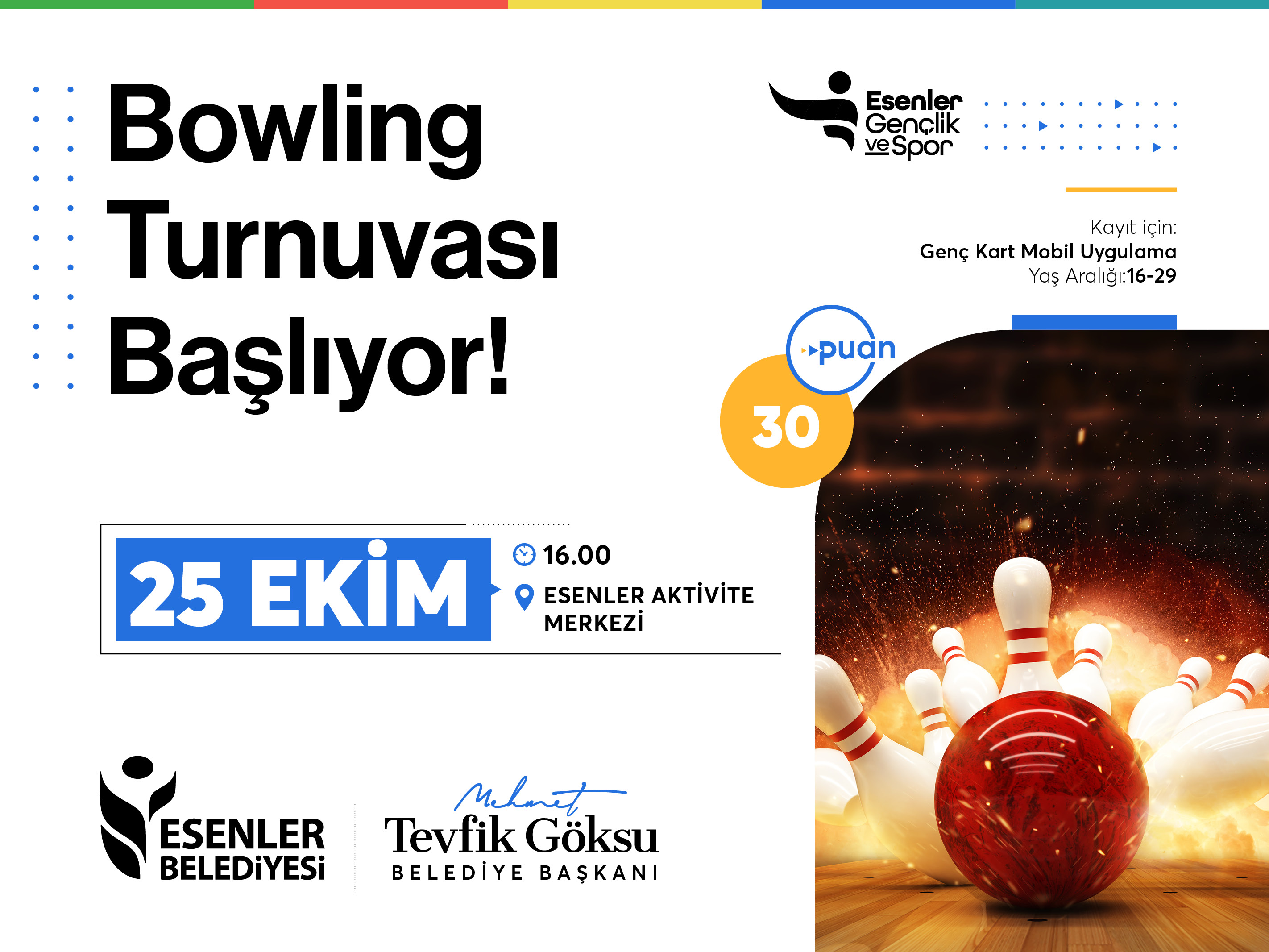 Bowling Turnuvası Başlıyor!