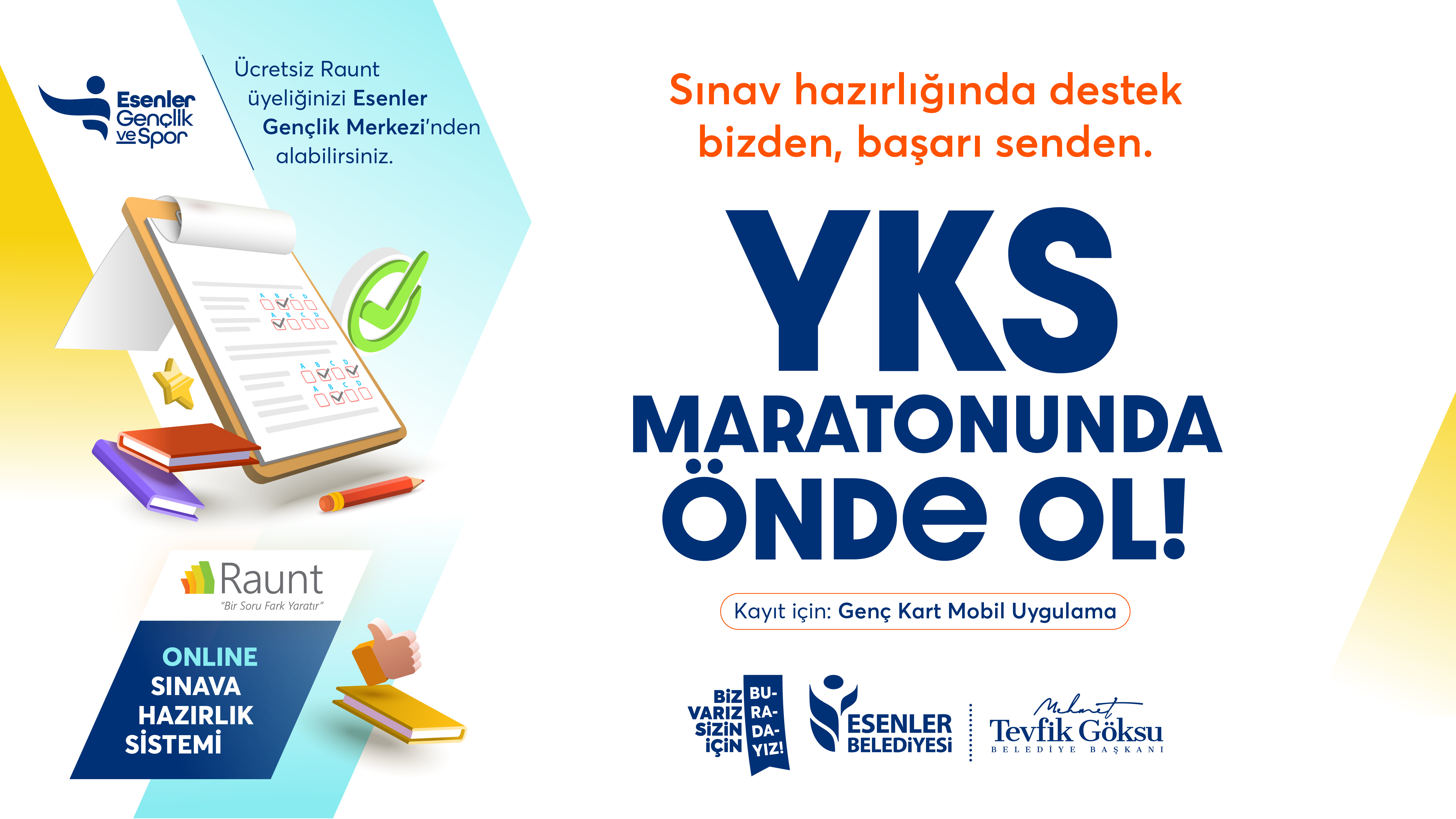 RAUNT İLE YKS MARATONUNDA ÖNDE OL