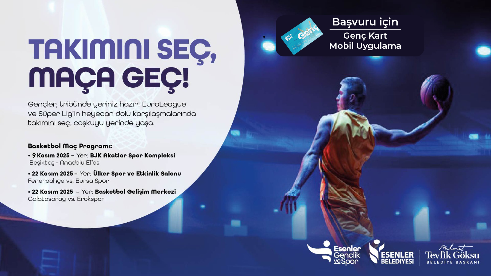 Takımını Seç Maça Geç Beşiktaş vs A. Efes Basketbol Maçı