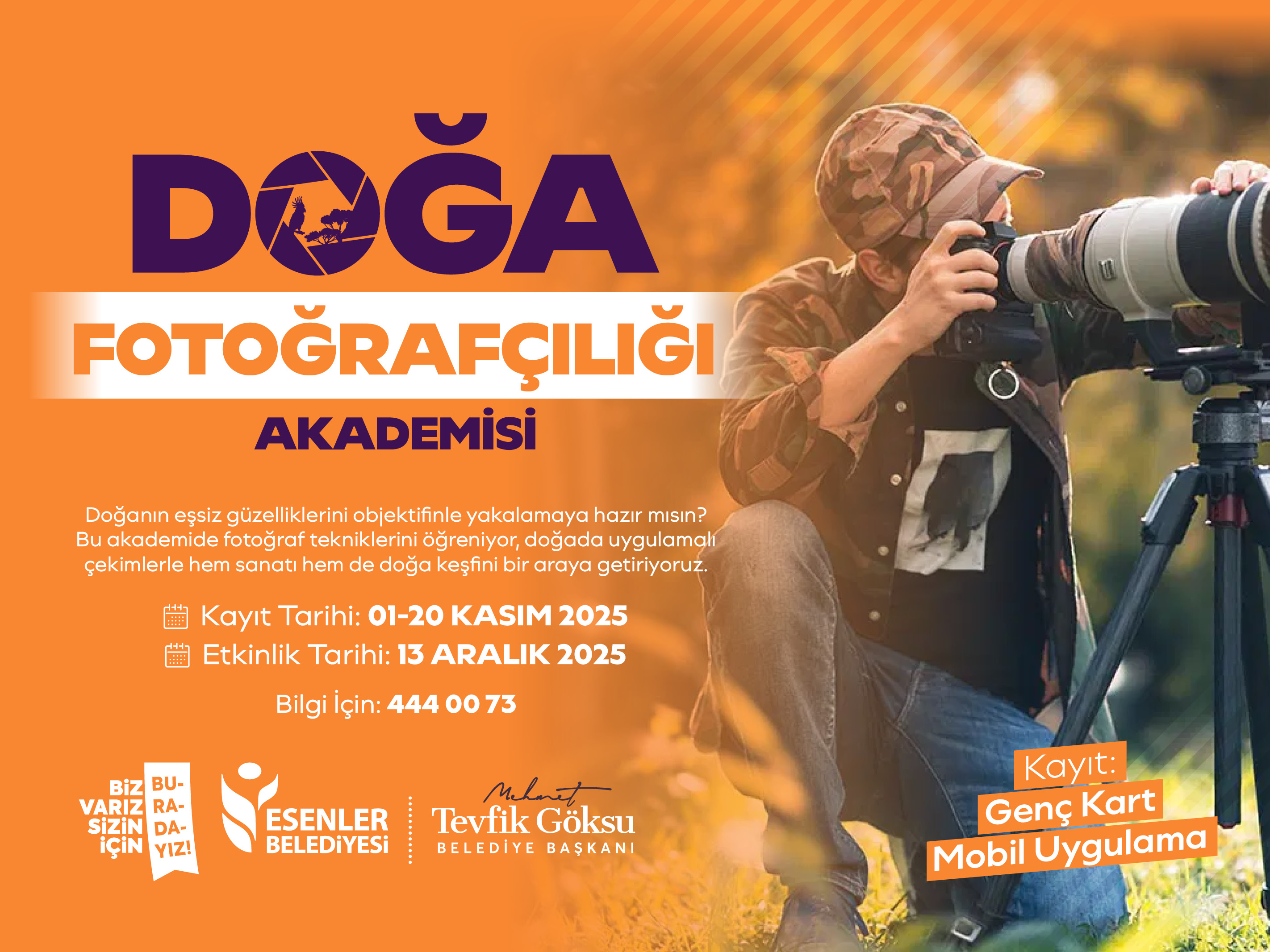 Doğa Fotoğrafçılığı Akademisi Başlıyor!