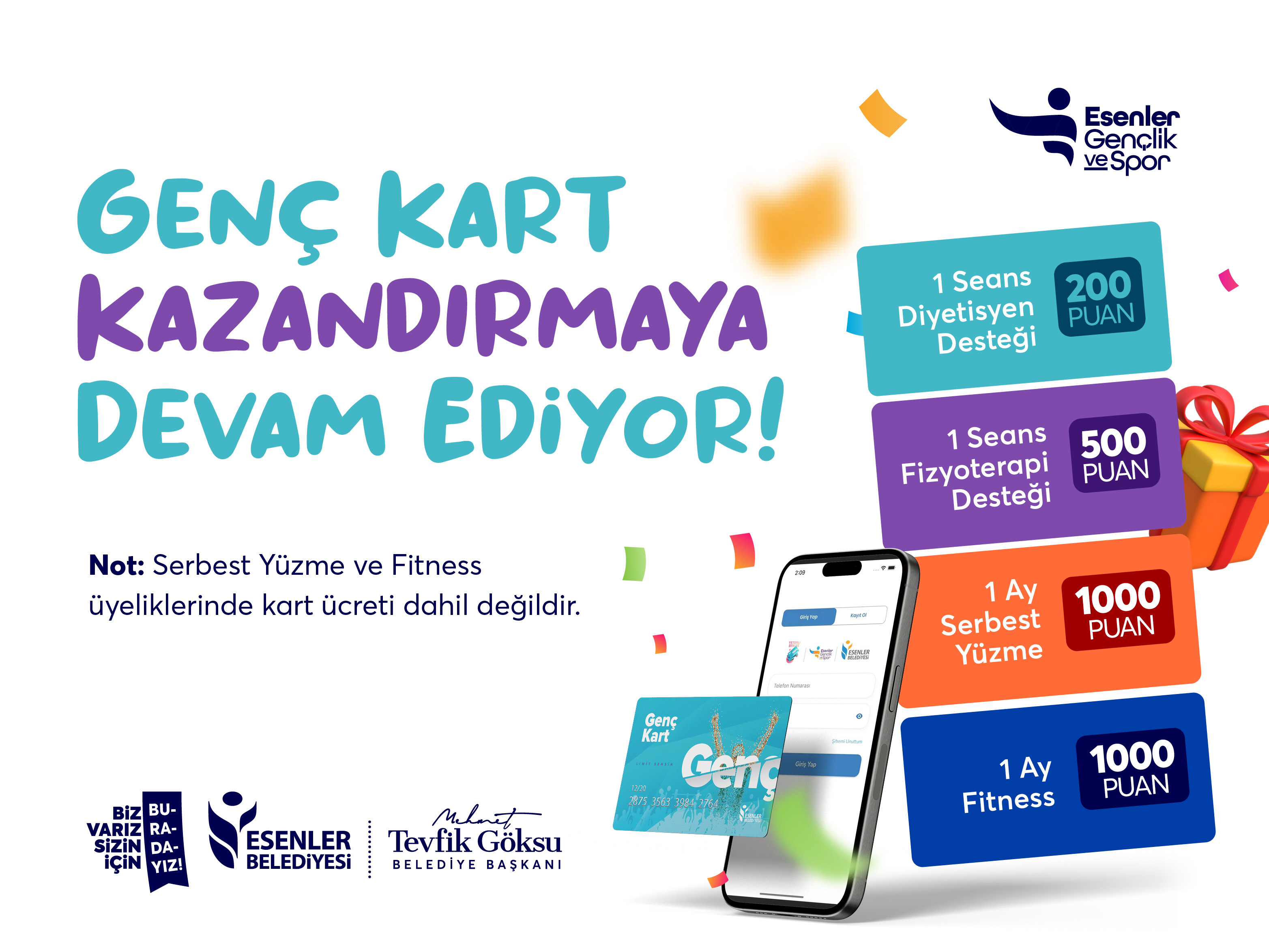 Genç Kart Kazandırmaya Devam Ediyor!